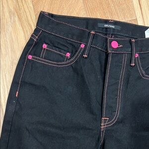 GRLFRND pink seems Black and hot pink karolina‎ Jeans 28